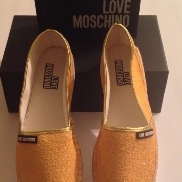 🆕Love Moschino Espadrilles Sz 11 Round Toe Flats - Picture 4 of 8